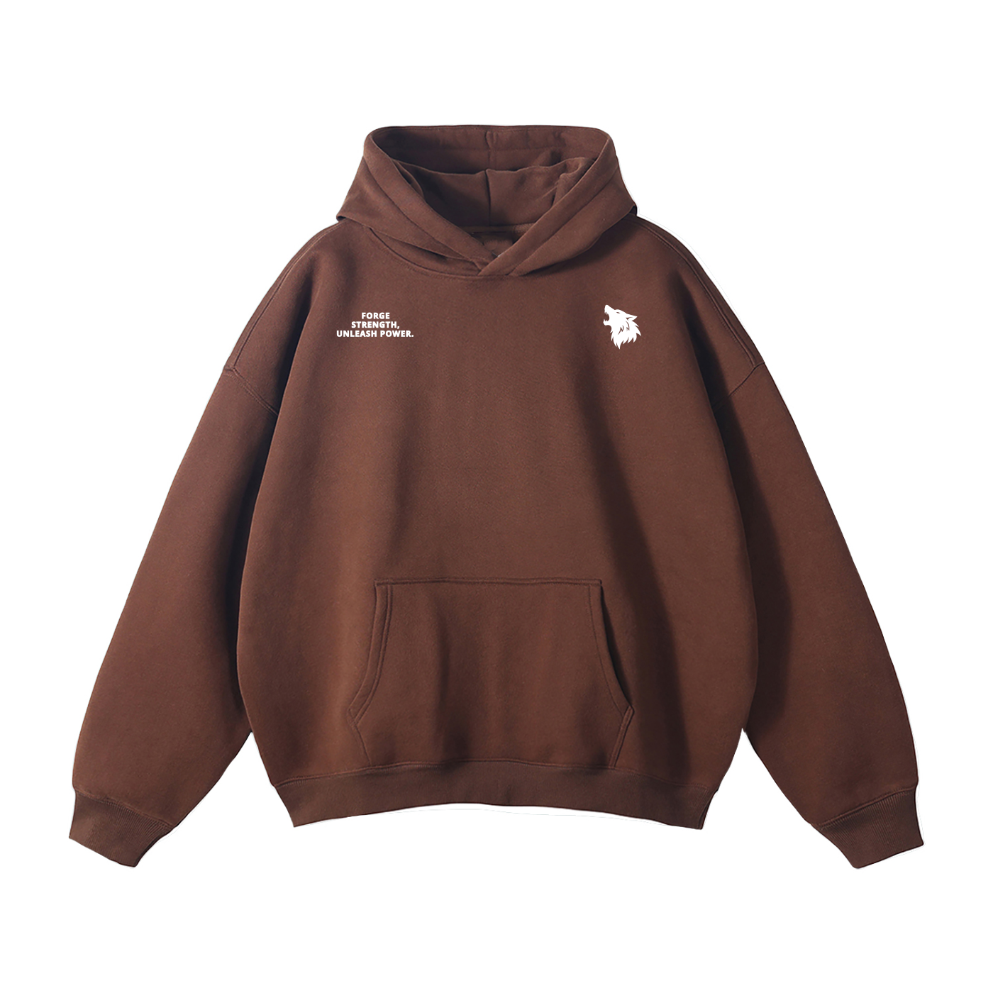 Retro Wolf Peak Hoodie