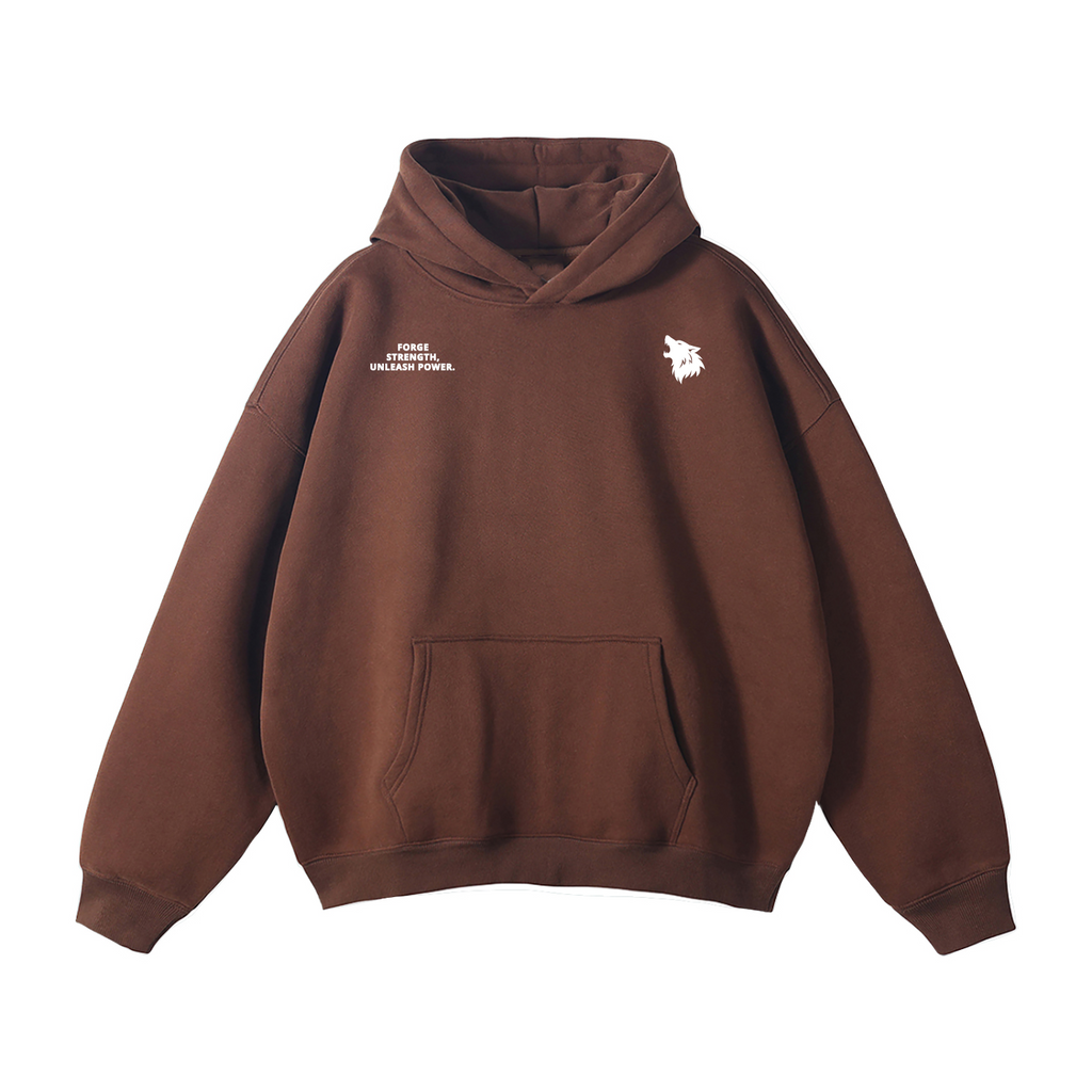 Retro Hoodie - Brown