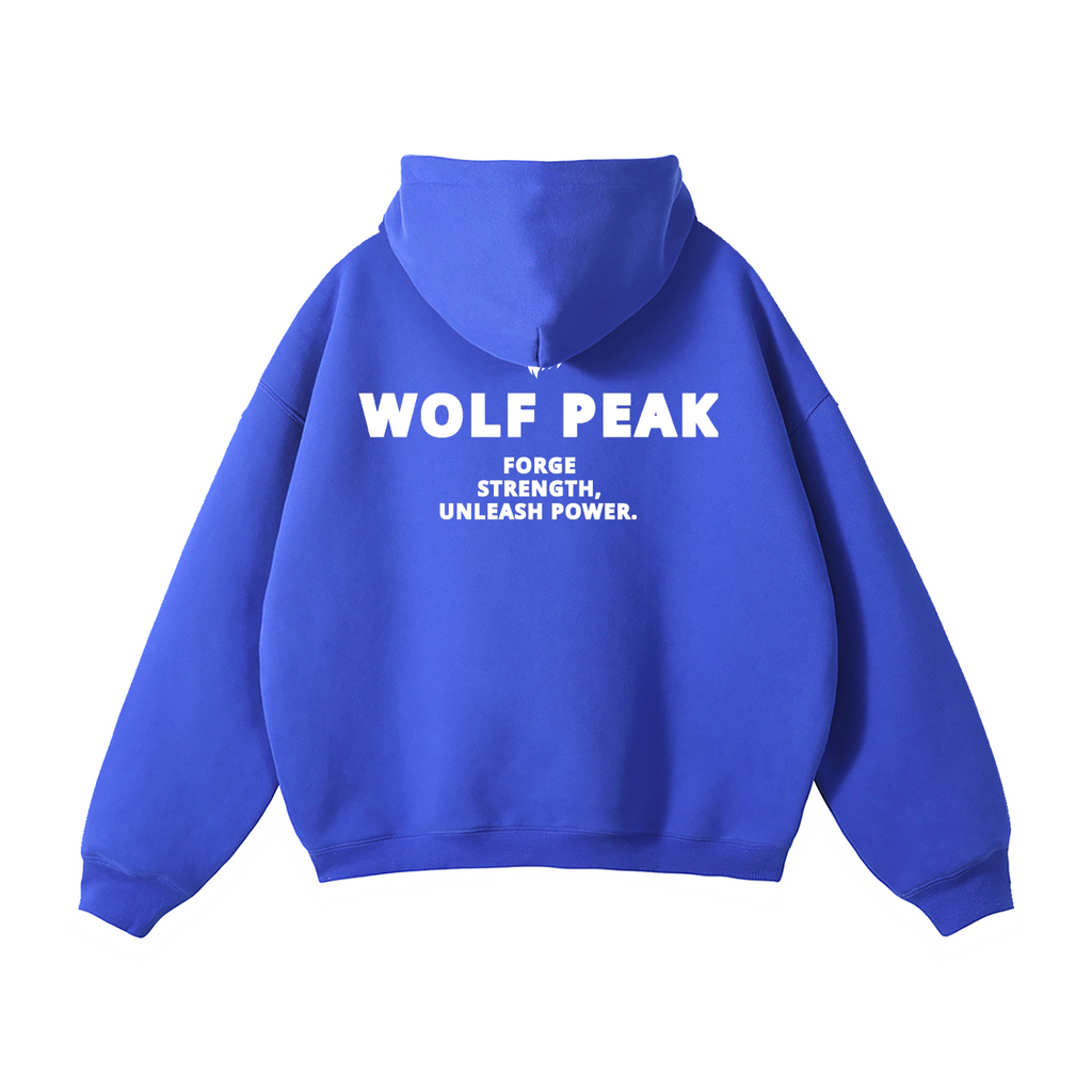 Retro Hoodie - Marine Blue