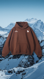 Retro Hoodie - Brown
