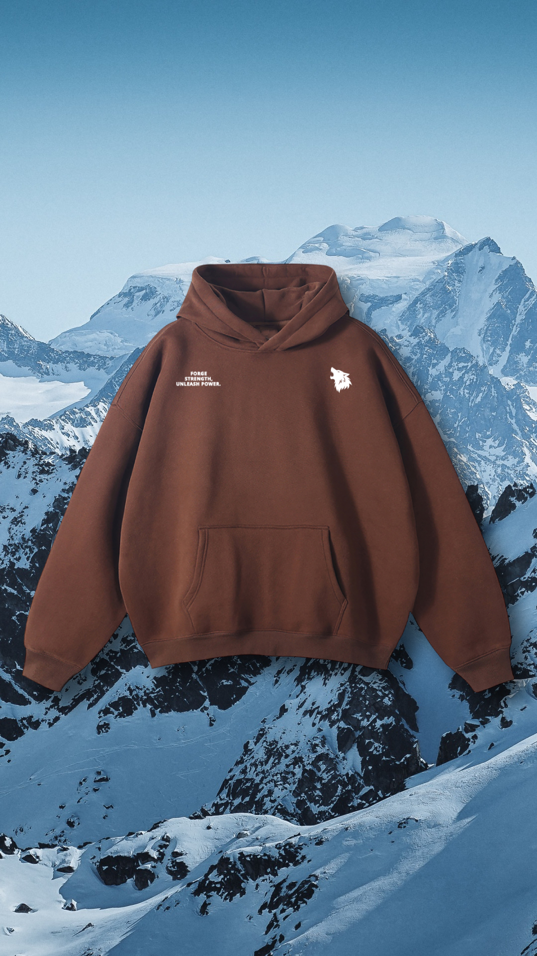 Retro Hoodie - Brown